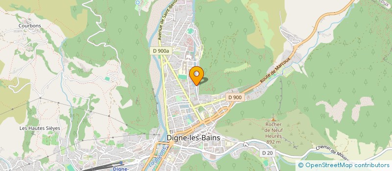 localisation de l'entreprise ASS ETUDE SAUVEGARDE PATRIMOINE RELIGIEU à DIGNE-LES-BAINS