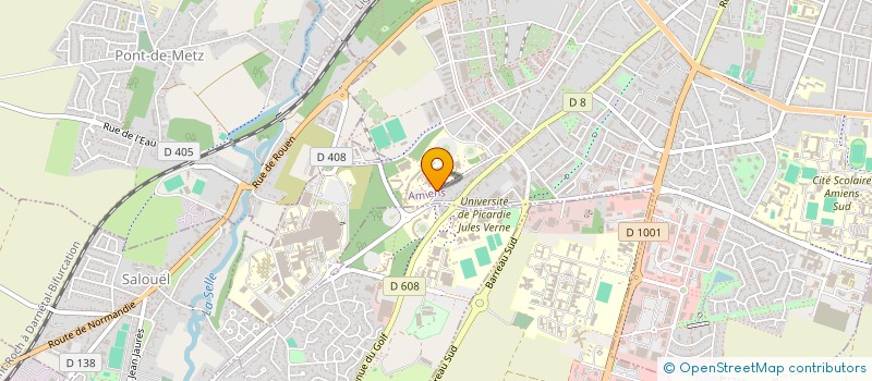 localisation de l'entreprise ASS ETUDES CARTOGRAPHIE PICARDE  AMIENS