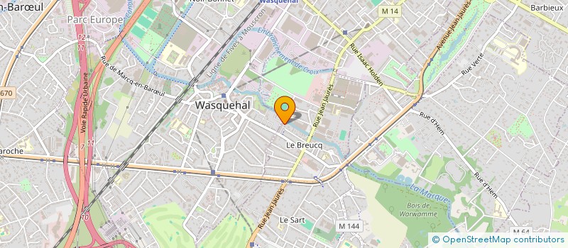 localisation de l'entreprise ASS ETUDES ET ANALYSES STATISTIQUES à VILLENEUVE D'ASCQ