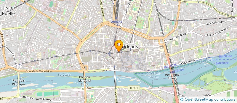 localisation de l'entreprise ASS ETUDES LIGERIENNES  ORLEANS