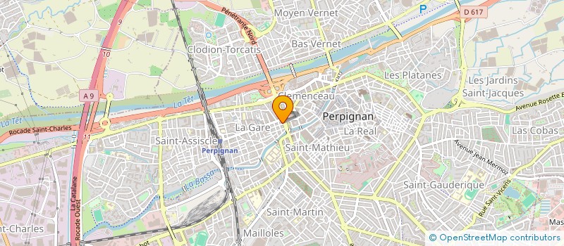 localisation de l'entreprise ASS ETUDIANT ECOLE COMMERC PRIVEE PERPIG  PERPIGNAN