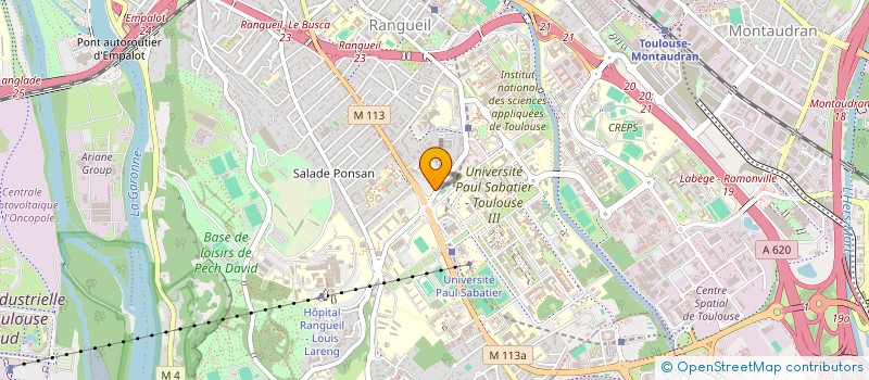 localisation de l'entreprise ASS ETUDIANTS CHIRURGIE DENTAIRE TOULOUS à TOULOUSE