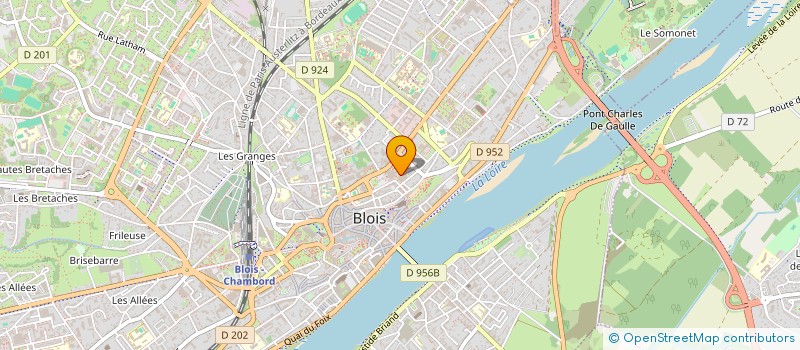 localisation de l'entreprise ASS ETUDIANTS EN SERVICE & RESEAUX DE COMMUNICATION  BLOIS