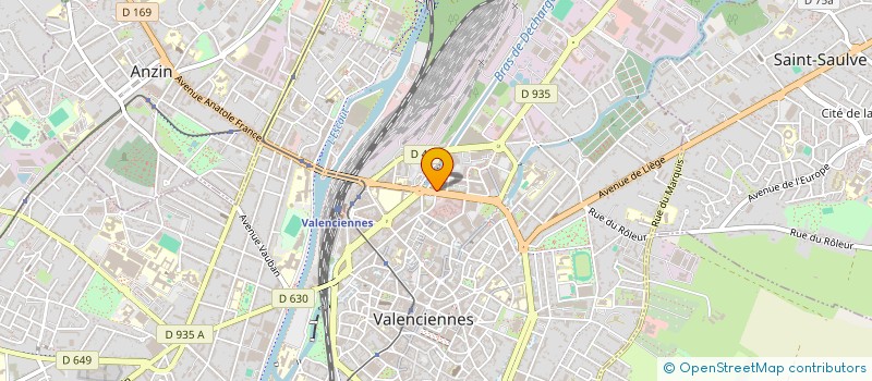 localisation de l'entreprise ASS ETUDIANTS EN TECHNOLOGIE  VALENCIENNES