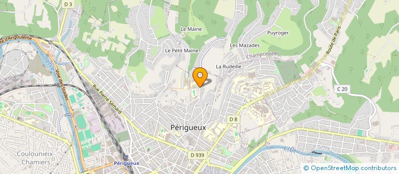 localisation de l'entreprise ASS ETUDIANTS IUT TECH DE CO AGRO ALIMEN  PERIGUEUX