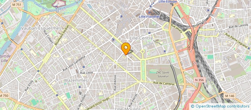 localisation de l'entreprise ASS ETUDIANTS JOURNALITES FRANCE ROUMAN à LILLE