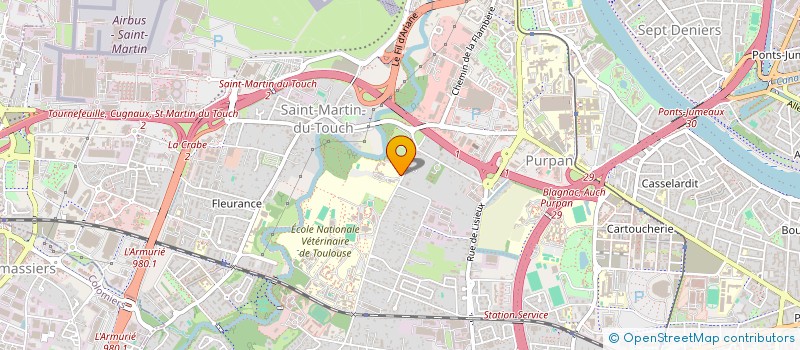 localisation de l'entreprise ASS ETUDIANTS TOULOUSAINS INFIRMIERS KAPELLES à TOULOUSE