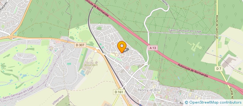 localisation de l'entreprise ASS EUR PROMOTION PROJETS PROFESSIONNELS  NOISY-LE-ROI