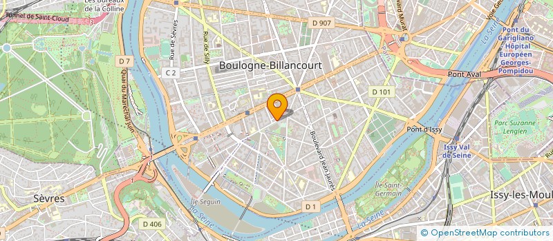 localisation de l'entreprise ASS EUR RENCONT INTERVENANTS TOXICOMANIE à BOULOGNE-BILLANCOURT
