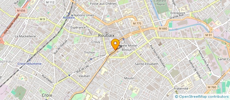 localisation de l'entreprise ASS EURIDIS à ROUBAIX