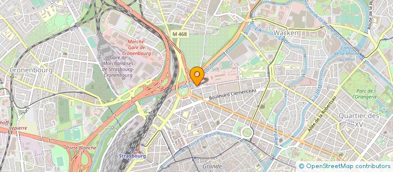 localisation de l'entreprise ASS EURO ENTR RESTAU PATRIMOINE ARCHITEC à STRASBOURG