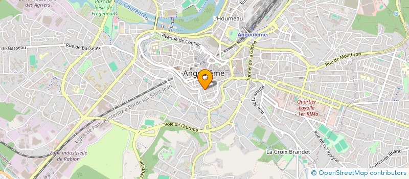 localisation de l'entreprise ASS EUROCHESTRIES EN TERRE DU COGNAC à ANGOULEME