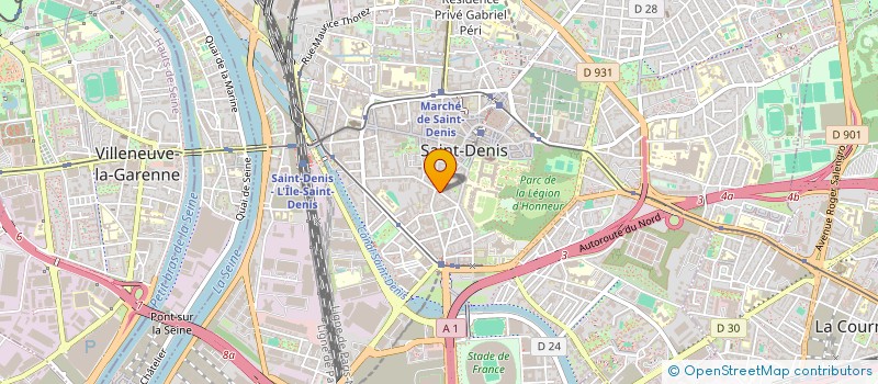 localisation de l'entreprise ASS EUROKA à SAINT-DENIS