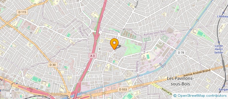 localisation de l'entreprise ASS EUROMEDITERRANEENNE BIOMATHEMATIQUES  BONDY