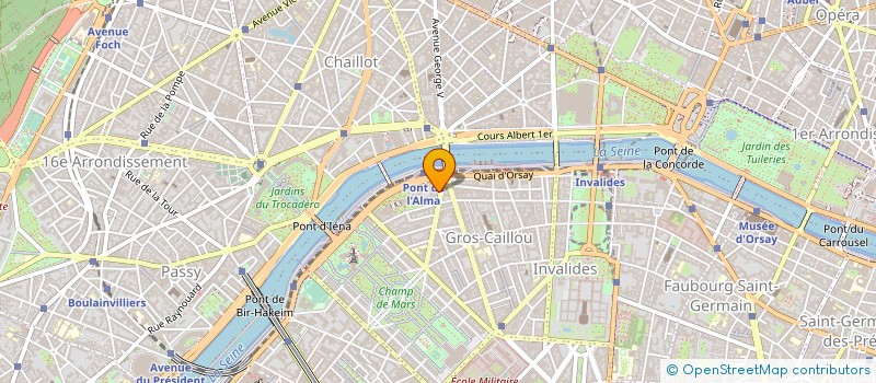 localisation de l'entreprise ASS EUROP LABORATOIRES TELEDETECTION  PARIS