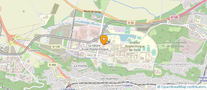 localisation de l'entreprise ASS EUROPEAN OPTICAL SOCIETY à PALAISEAU