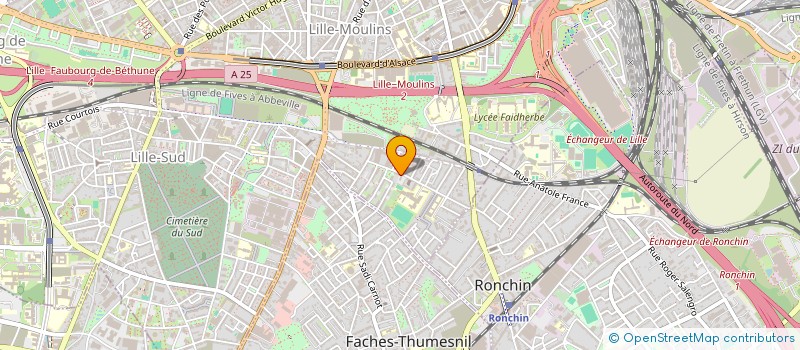 localisation de l'entreprise ASS EUROPEENNE ECHANGE CULTUREL AVEUGLES à LILLE
