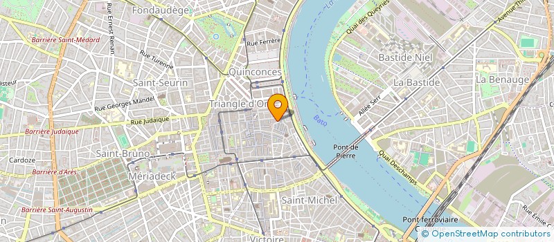 localisation de l'entreprise ASS EUROPEENNE FORMATION JOURNALISME  BORDEAUX