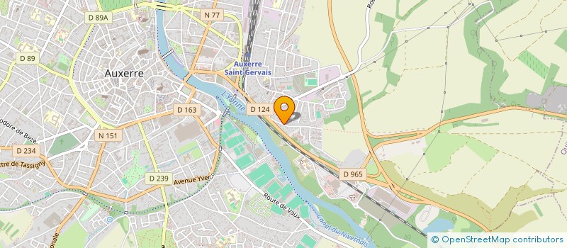 localisation de l'entreprise ASS EUROPEENNE MARCHANDS MACHINES OUTILS à AUXERRE