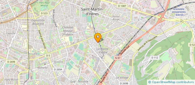 localisation de l'entreprise ASS EUROPEENNE POUR COMMUNICATION PARLEE à SAINT MARTIN D'HERES