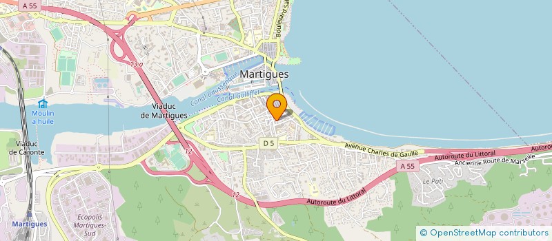 localisation de l'entreprise ASS EUROPOOL MARTEGAL SPORT DE BILLARD à MARTIGUES