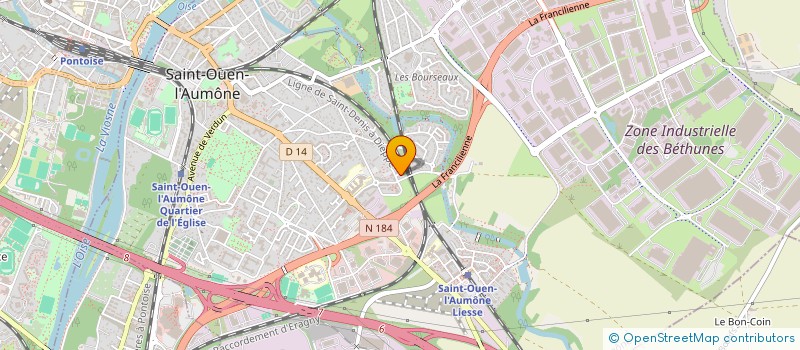 localisation de l'entreprise ASS EVANGELIQUE LA PAROLE DU SALUT  ST OUEN L AUMONE