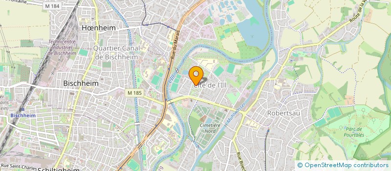 localisation de l'entreprise ASS EVASION VOYAGES à STRASBOURG