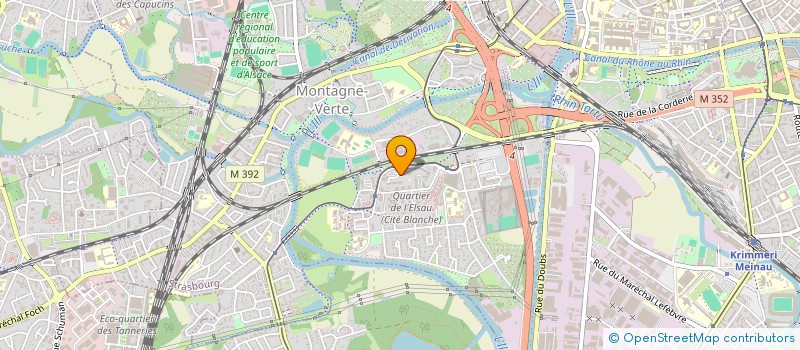 localisation de l'entreprise ASS EVIDENCE à STRASBOURG