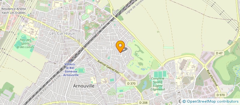 localisation de l'entreprise ASS  EX POLICE NATIONALE LAO  GONESSE