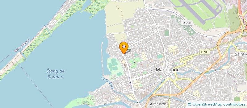 localisation de l'entreprise ASS EXCEL VENTE  MARIGNANE