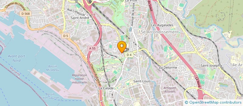 localisation de l'entreprise ASS EXCLUSION SOCIALE MEDIAT PROXIMITE à MARSEILLE