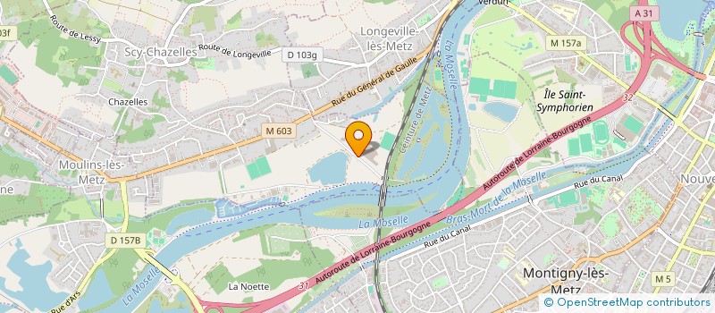 localisation de l'entreprise ASS EXPANSION ALIMENTATION LORRAINE NORD à SCY-CHAZELLES