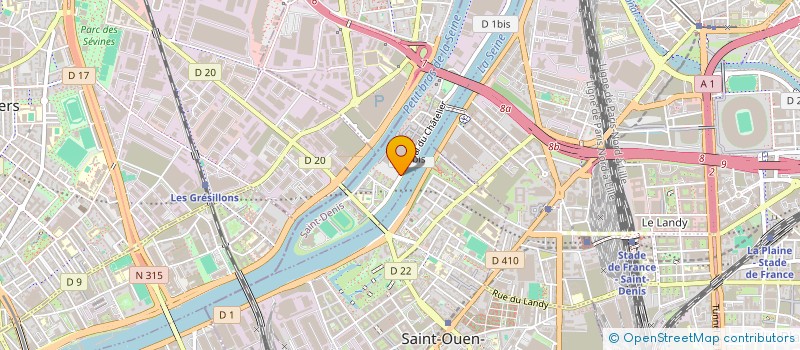 localisation de l'entreprise ASS EXPLOITANTS CTRE CIAL QU DES MARQUES à L'ILE-SAINT-DENIS