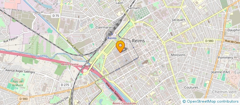 localisation de l'entreprise ASS EXPLOITANTS ESPACE DROUET D'ERLON  REIMS