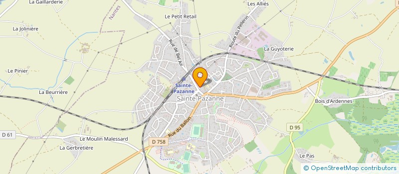 localisation de l'entreprise ASS EXPLOITATION HOSPICE V ECOMARD à SAINTE-PAZANNE