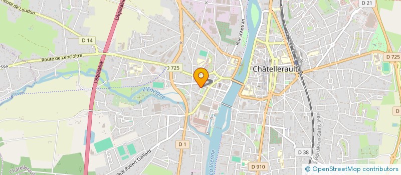 localisation de l'entreprise ASS EXPRESSIONS à CHATELLERAULT