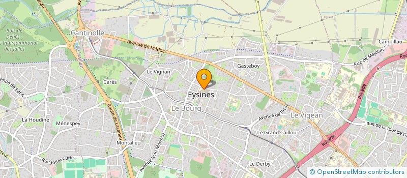 localisation de l'entreprise ASS EYSINES ATHLETISME à EYSINES