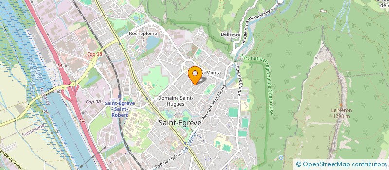 localisation de l'entreprise ASS  F E D A S E  SAINT-EGREVE