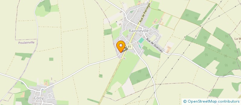 localisation de l'entreprise ASS FAC SIMILE  RAINNEVILLE