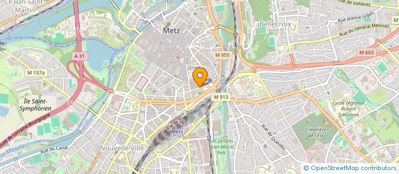 localisation de l'entreprise ASS  FACCAT N E  METZ