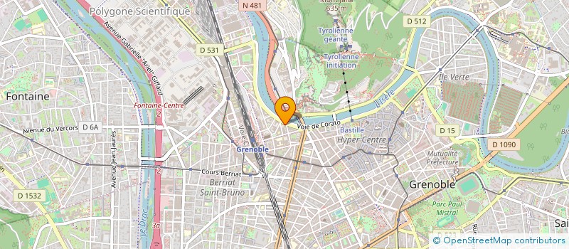 localisation de l'entreprise ASS FACULTE DES SCIENCES à GRENOBLE