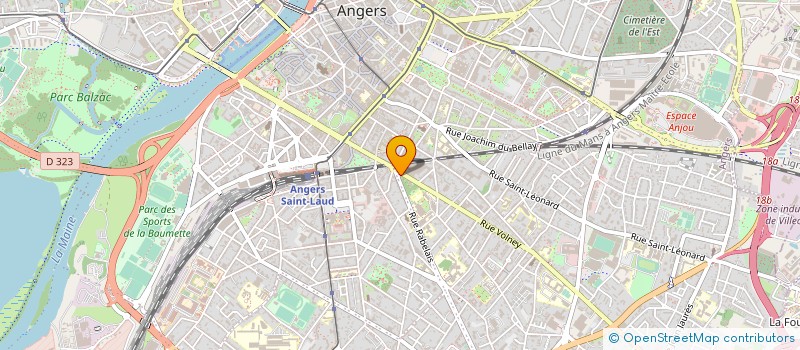 localisation de l'entreprise ASS FACULTES INSTITUTS CATHOLIQUES OUEST à ANGERS