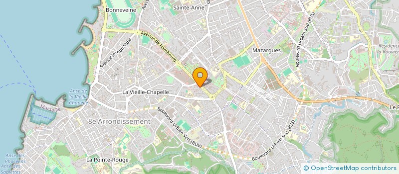 localisation de l'entreprise ASS.FAM.CENT.VIE BONNEVEINE à MARSEILLE