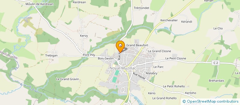 localisation de l'entreprise ASS FAM RURALES à NOYAL-MUZILLAC
