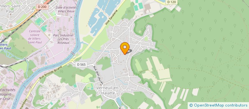 localisation de l'entreprise ASS FAMIL ET RURALE VERNEUIL EN HALATTE à VERNEUIL-EN-HALATTE