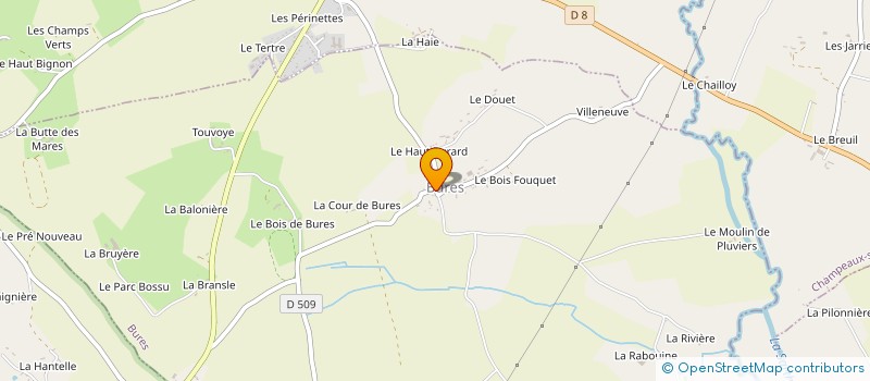 localisation de l'entreprise ASS FAMIL RURAL STE SCOLASSE à SAINTE-SCOLASSE-SUR-SARTHE