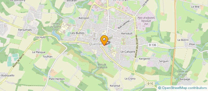 localisation de l'entreprise ASS FAMIL RURALE à QUESTEMBERT
