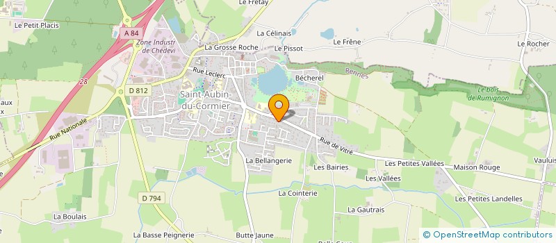 localisation de l'entreprise ASS FAMIL RURALE ST J S COUESN  RIVES-DU-COUESNON