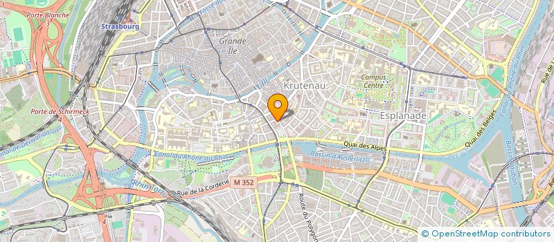 localisation de l'entreprise ASS FAMIL SALAR TRAVAIL AFSJT à STRASBOURG
