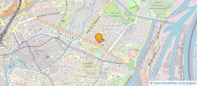 localisation de l'entreprise ASS FAMIL SOC CULTUR ST MAURICE à STRASBOURG